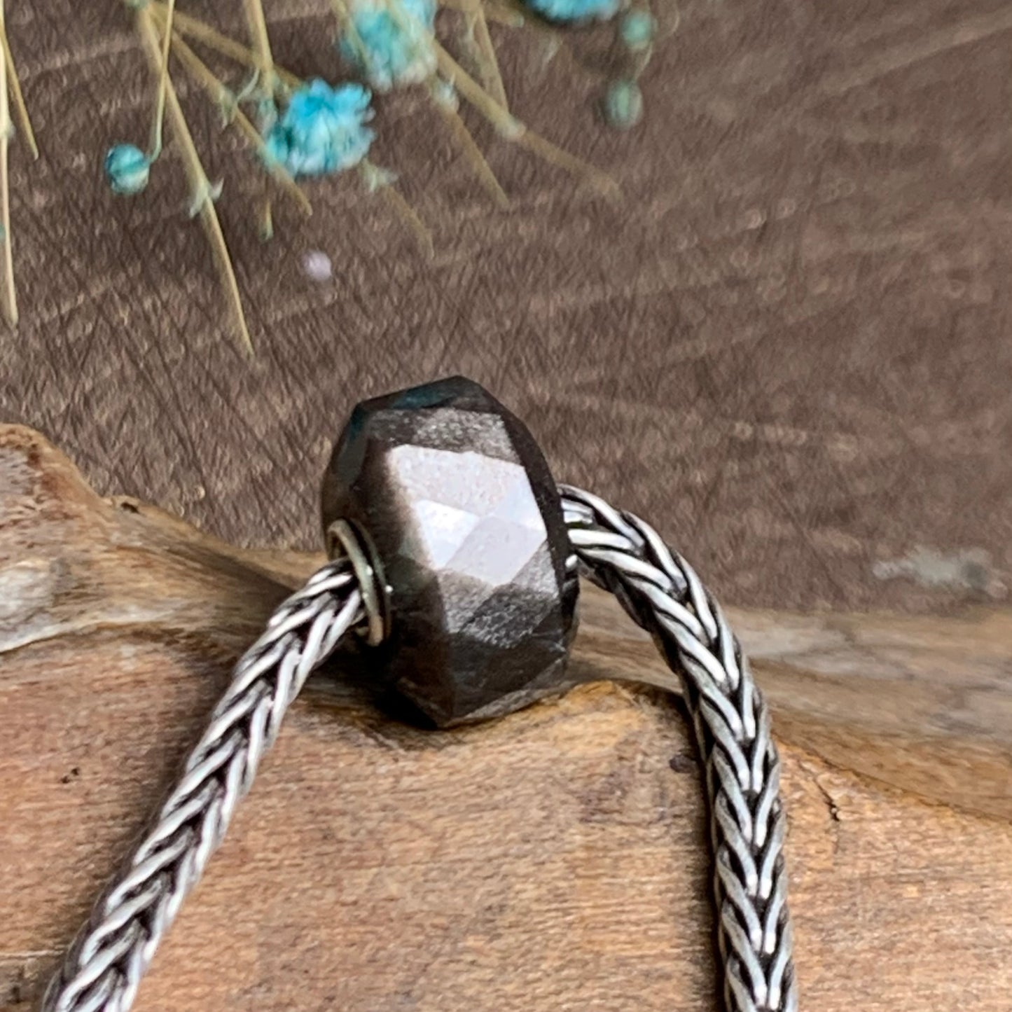 Faceted Golden Flash Obsidian Silver Flash Obsidian Gold Sand Obsidian Gemstone Beads