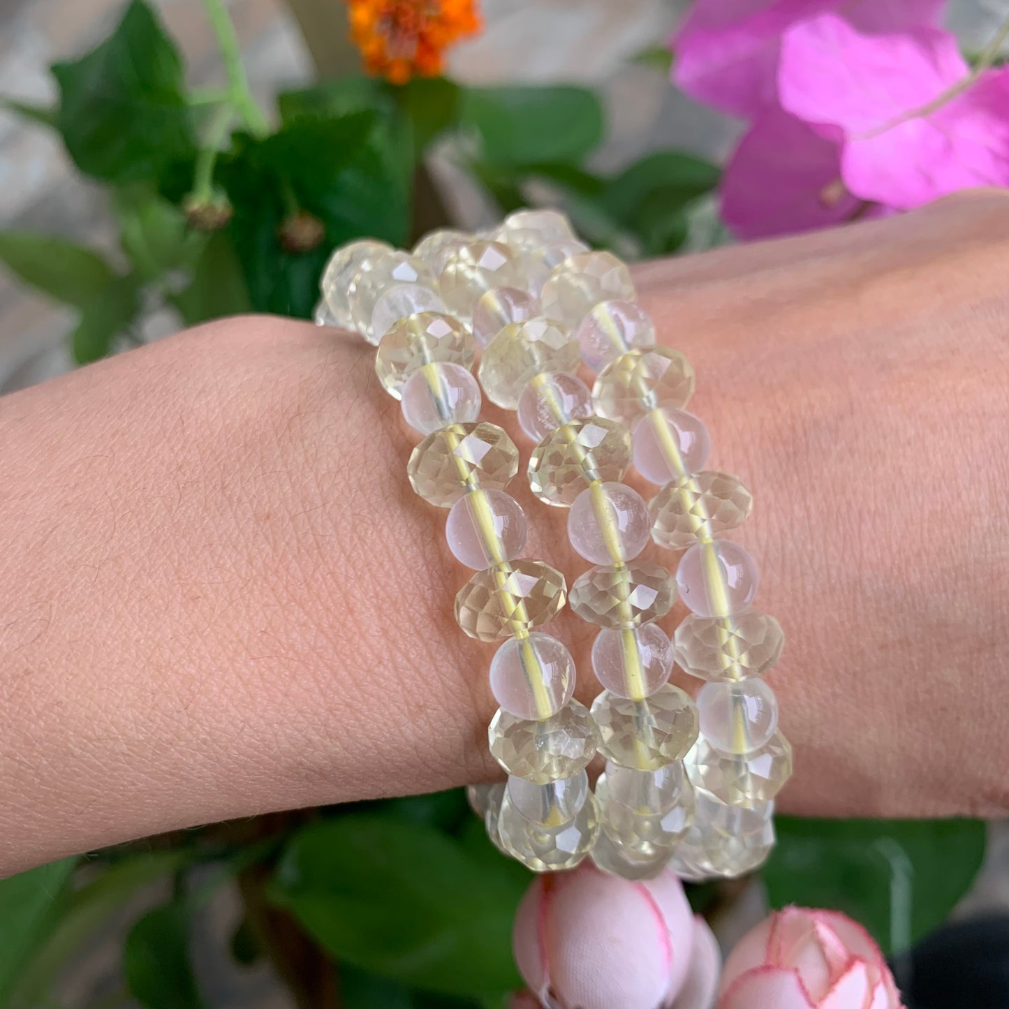 Lemon Citrine Bracelets Gemstone Bracelets Lemon Crystal Ampearlbeads