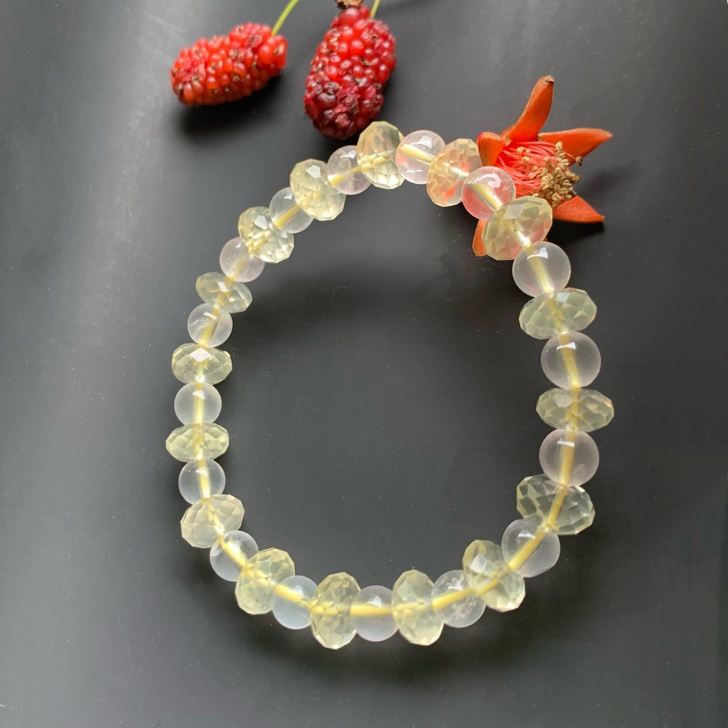 Lemon Citrine Bracelets Gemstone Bracelets Lemon Crystal Ampearlbeads