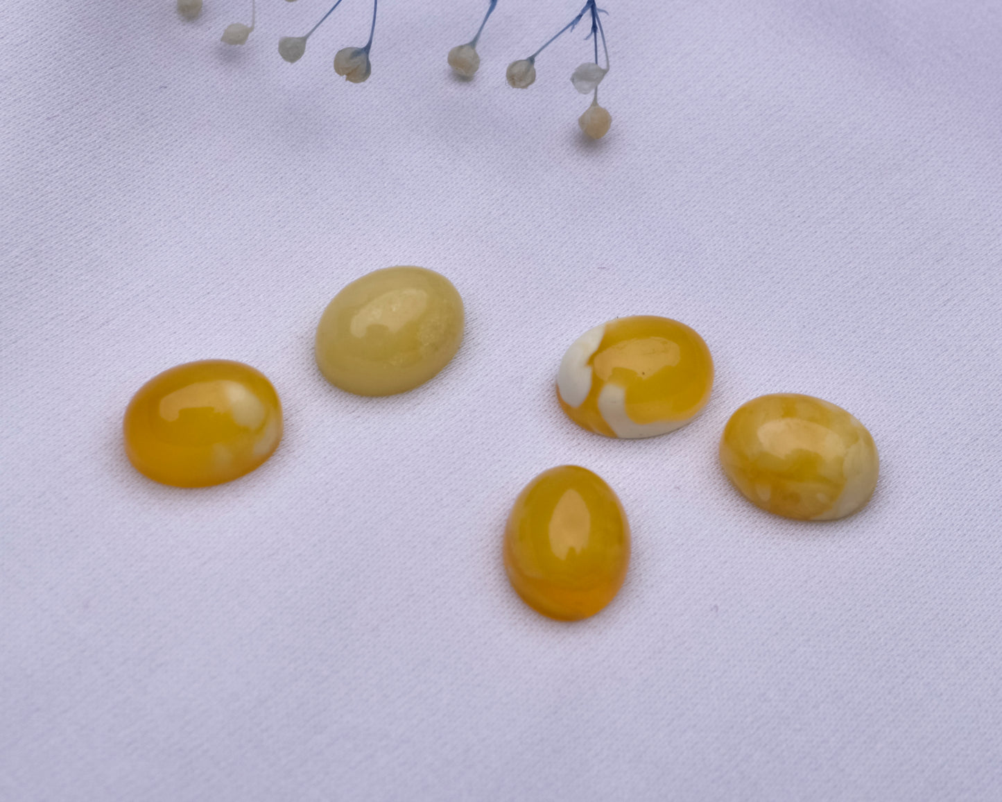 Amazing Smooth Yellow Antique Amber Ring Surface High Quality Marvellous Jewellery