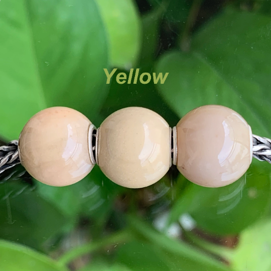 Cute Mini Round Alashan Agate Beads Rainbow Agate Beads With Silver Core for European Pandora Trollbeads Bracelets or Bangles