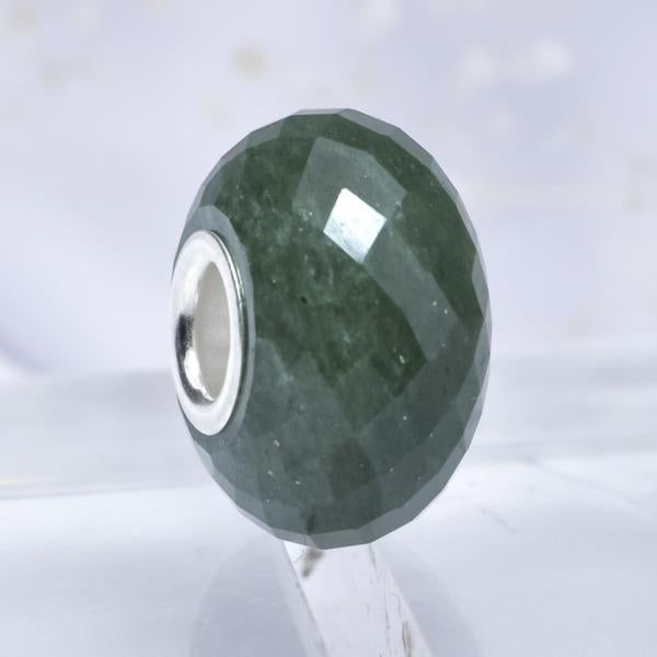 Ampearbeads Faceted Green Aventurine Bead1
