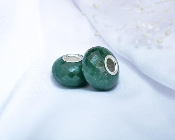 Ampearbeads Faceted Green Aventurine Bead5