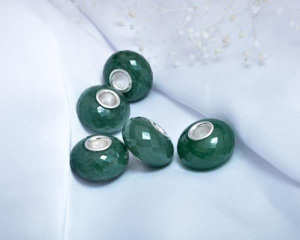 Ampearbeads Faceted Green Aventurine Bead6