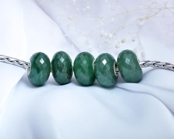 Ampearbeads Faceted Green Aventurine Bead7