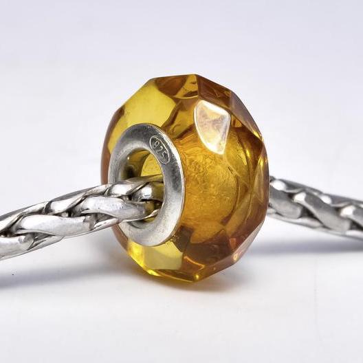 Ampearlbeads Baltic Amber Faceted Bead Golden2