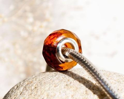 Ampearlbeads Baltic Amber Faceted Bead Golden and Cognac3