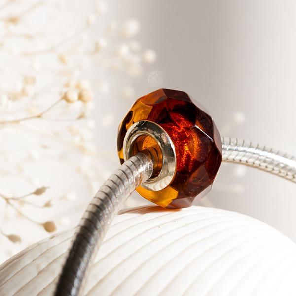 Ampearlbeads Baltic Amber Faceted Bead Golden and Cognac2