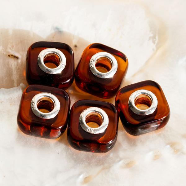Ampearlbeads Baltic Cherry Cube Amber4