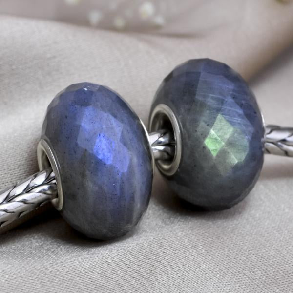 Ampearlbeads Faceted Non-Transparent Labradorite Gemstone1