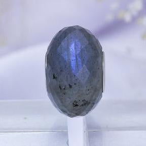 Ampearlbeads Faceted Non-Transparent Labradorite Gemstone4