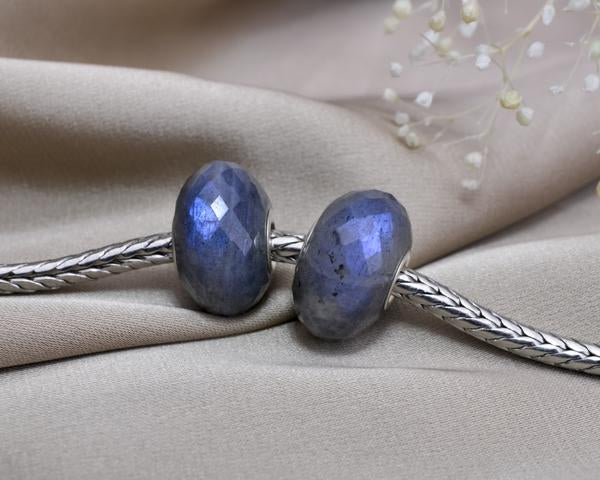 Ampearlbeads Faceted Non-Transparent Labradorite Gemstone11