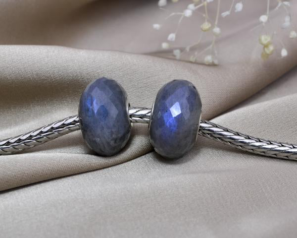 Ampearlbeads Faceted Non-Transparent Labradorite Gemstone12