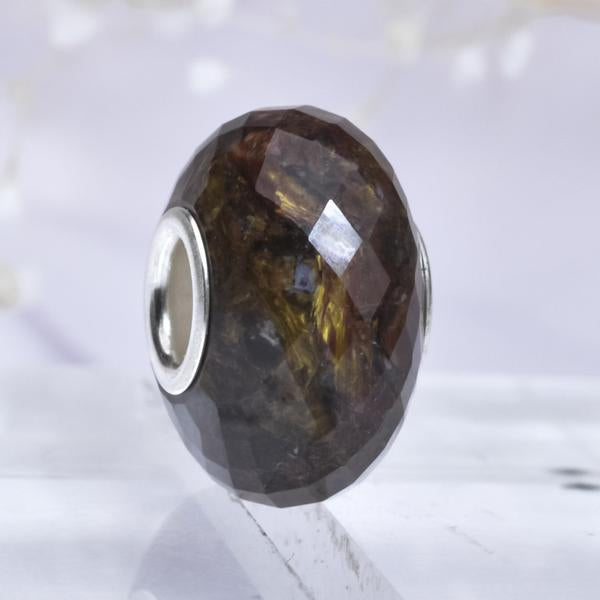 Ampearlbeads Faceted Peter Gemstone Brown1