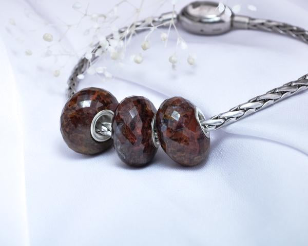 Ampearlbeads Faceted Peter Gemstone Brown5