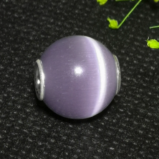 Mini Round Bead Burgundy Cat Eye Bead Pink Cat Eye Gemstone with Small core for Charms Bracelets