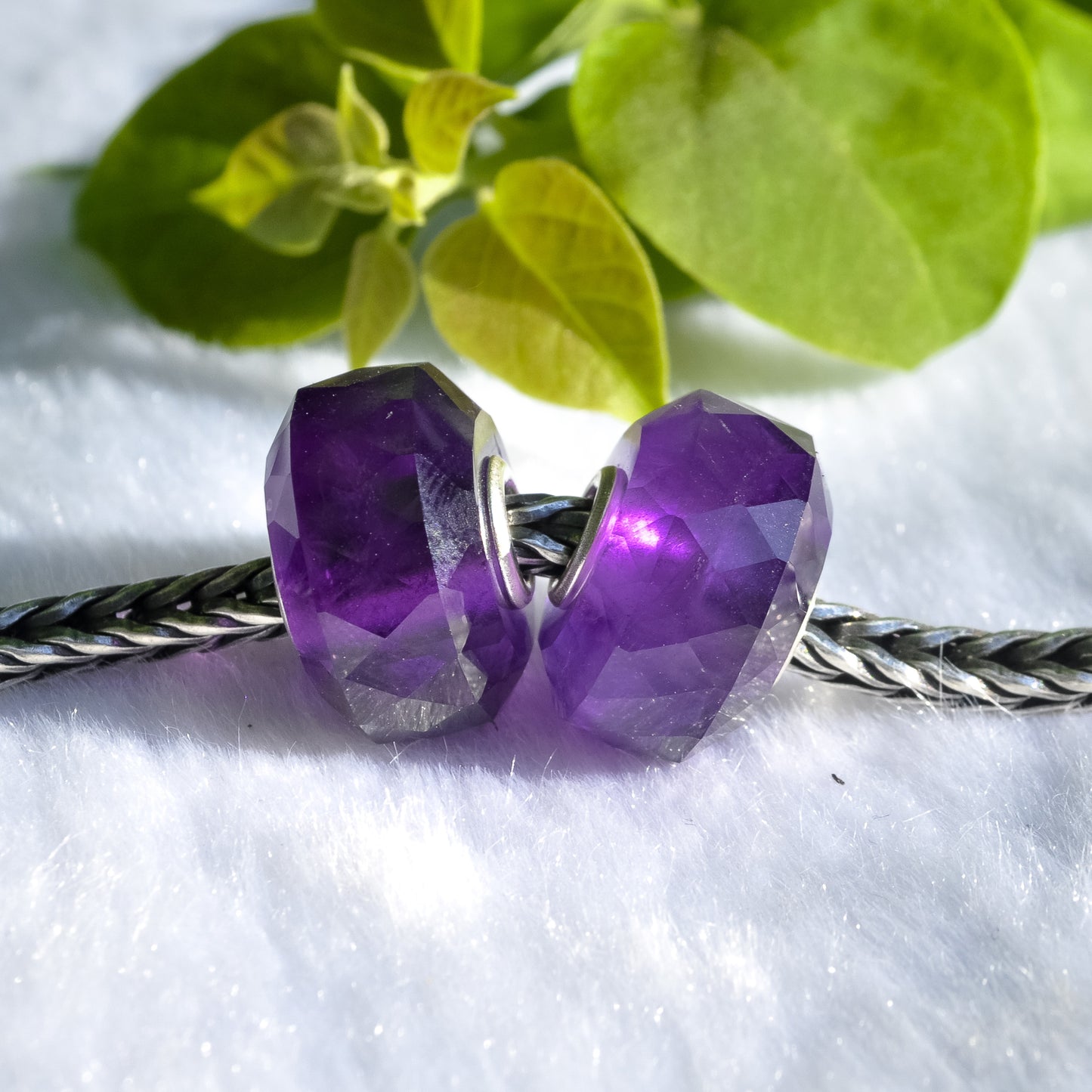 Transparent Light or Deep Amethyst Quartz Faceted Gemstone Beads Ampearlbeads