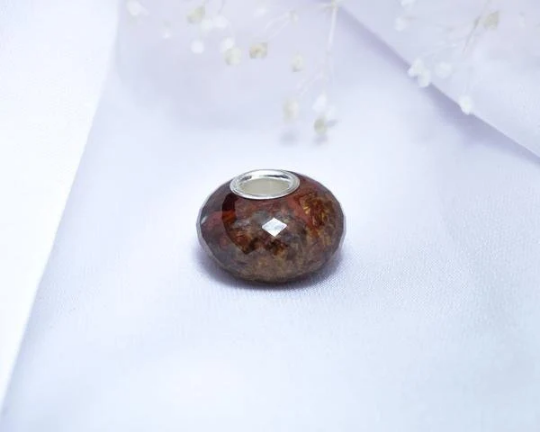 Ampearlbeads Faceted Amazing Pietersite Gemstone Beads Colourful Bead for European Charm Bracelets