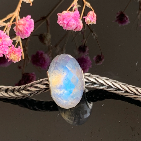 Faceted Flashy Labradorite beads size ~14mm Transparent Gemstone Artisanbeads For Trollbeads Bracelet Bangle