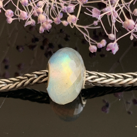 Faceted Flashy Labradorite beads size ~14mm Transparent Gemstone Artisanbeads For Trollbeads Bracelet Bangle
