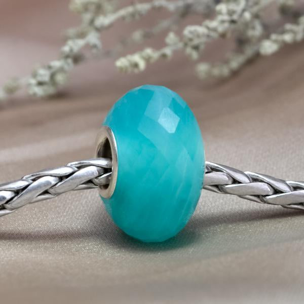 Faceted Amazonite Rondelle Gemstone 3