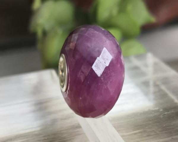Faceted Gorgeous Ruby Bead Good3