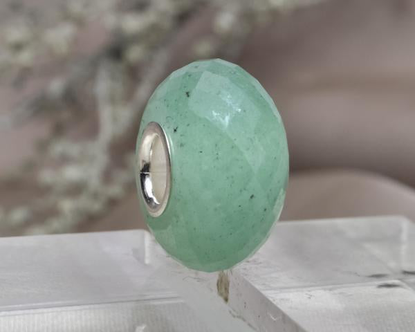 Faceted Light Green Aventurine Bead Value 2