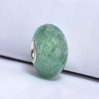Faceted Light Green Strawberry Quartz 2