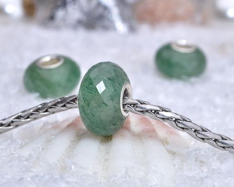 Faceted Light Green Strawberry Quartz 3