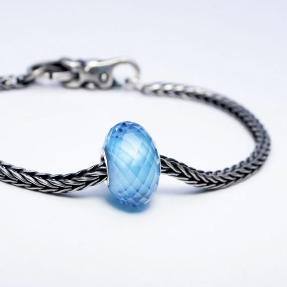 Faceted Marine Blue Zircon Bead5