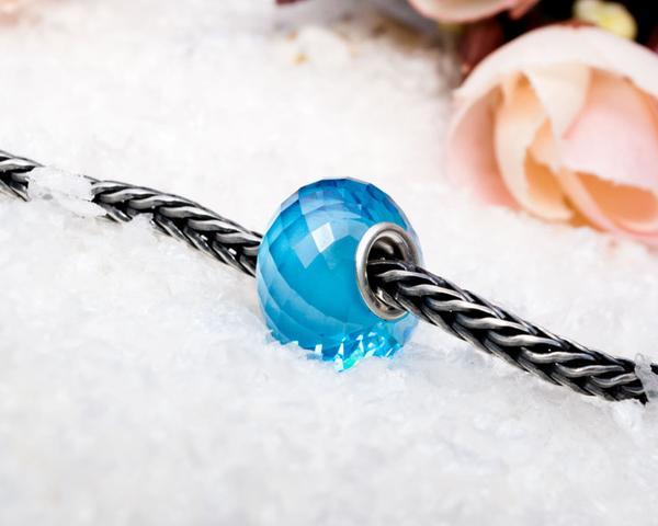 Faceted Marine Blue Zircon Bead6