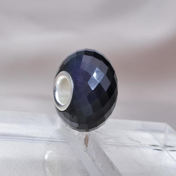 Faceted Obsidian Gemstone Rainbow1