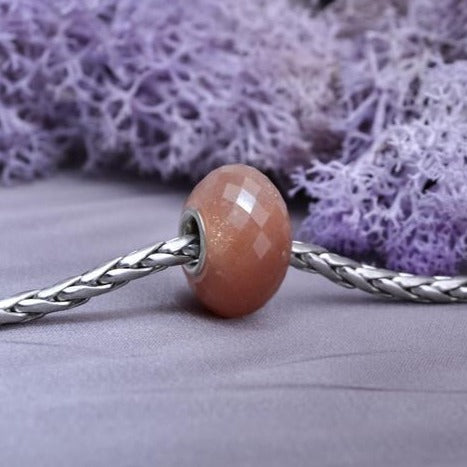 Faceted Orange Moonstone 4