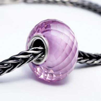 Faceted Pink Zircon Bead