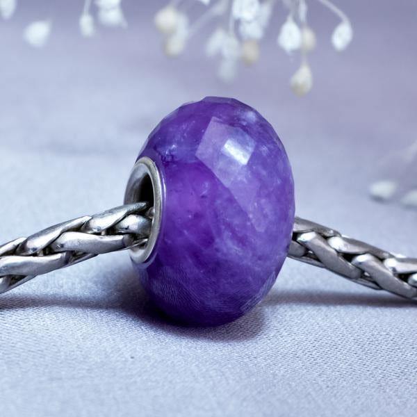 Faceted Purple Amethyst Bead 2