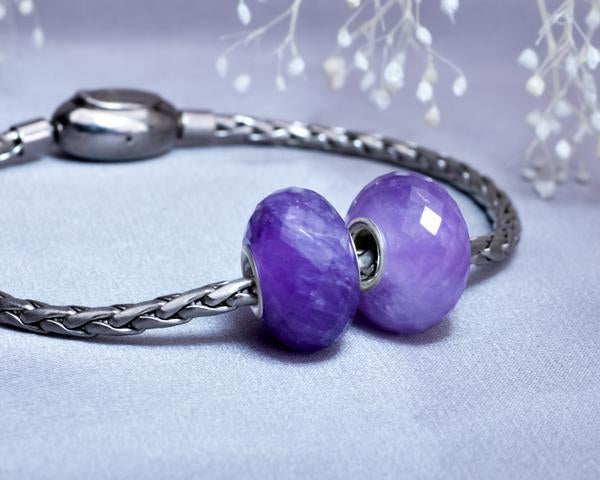 Faceted Purple Amethyst Bead 5