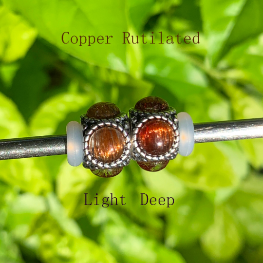 Ampearlbeads Beautiful Glass or Natural Gemstone Silver Beads for European Charm Bracelets