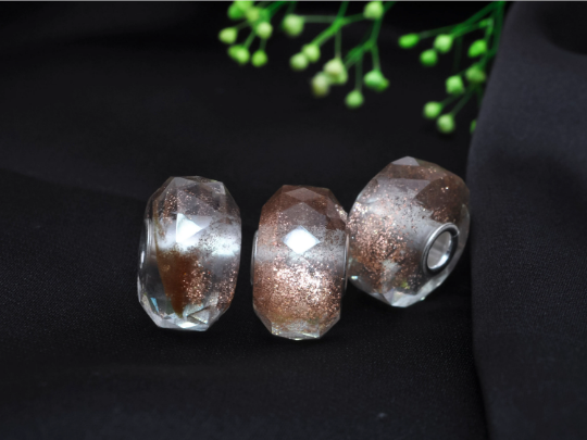 Fashion Gold Sand Stone Bead with Small Core Gift for Women Birthday Gifts