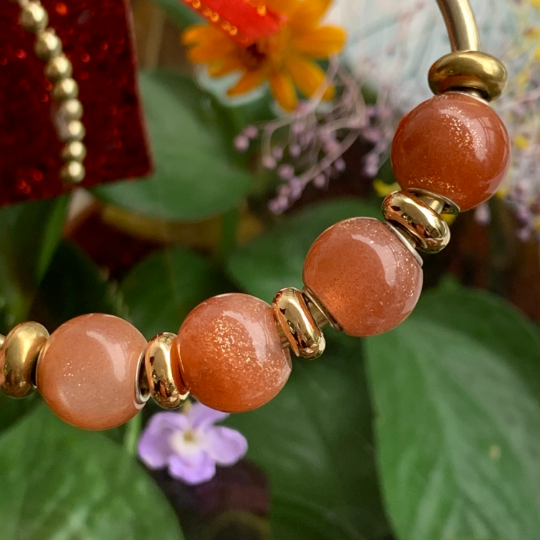 Gorgeous 18K Gold Stoppers Handmade Carved Gold Spacers for Ampearlbeads Pandora Trollbeads and Other Small Size Bracelets and Bangles