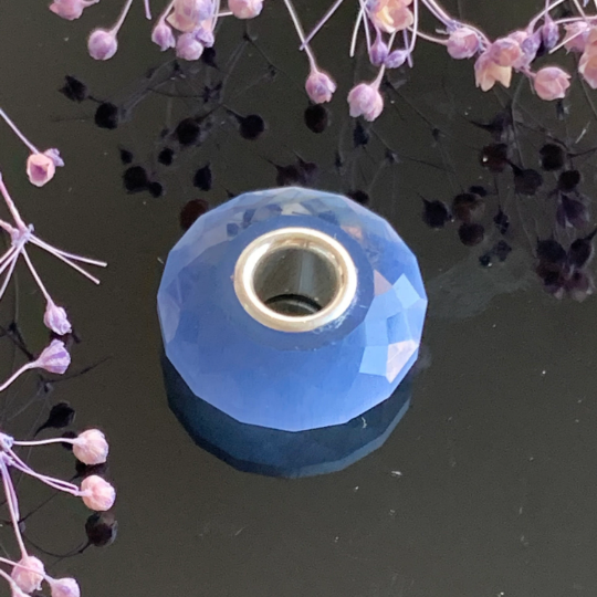 Gorgeous Faceted Thin Gemstone Beads Spacer Ring Surface Amethyst Lapis Lazuli Ruby Bead For Trollbeads Bracelet and Some of Pandora Bangles