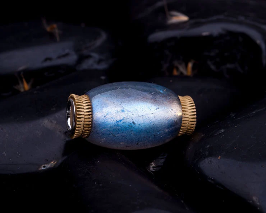 Labradorite Stone Steam Bead fits European Charms Bracelets Wedding Gift for Women