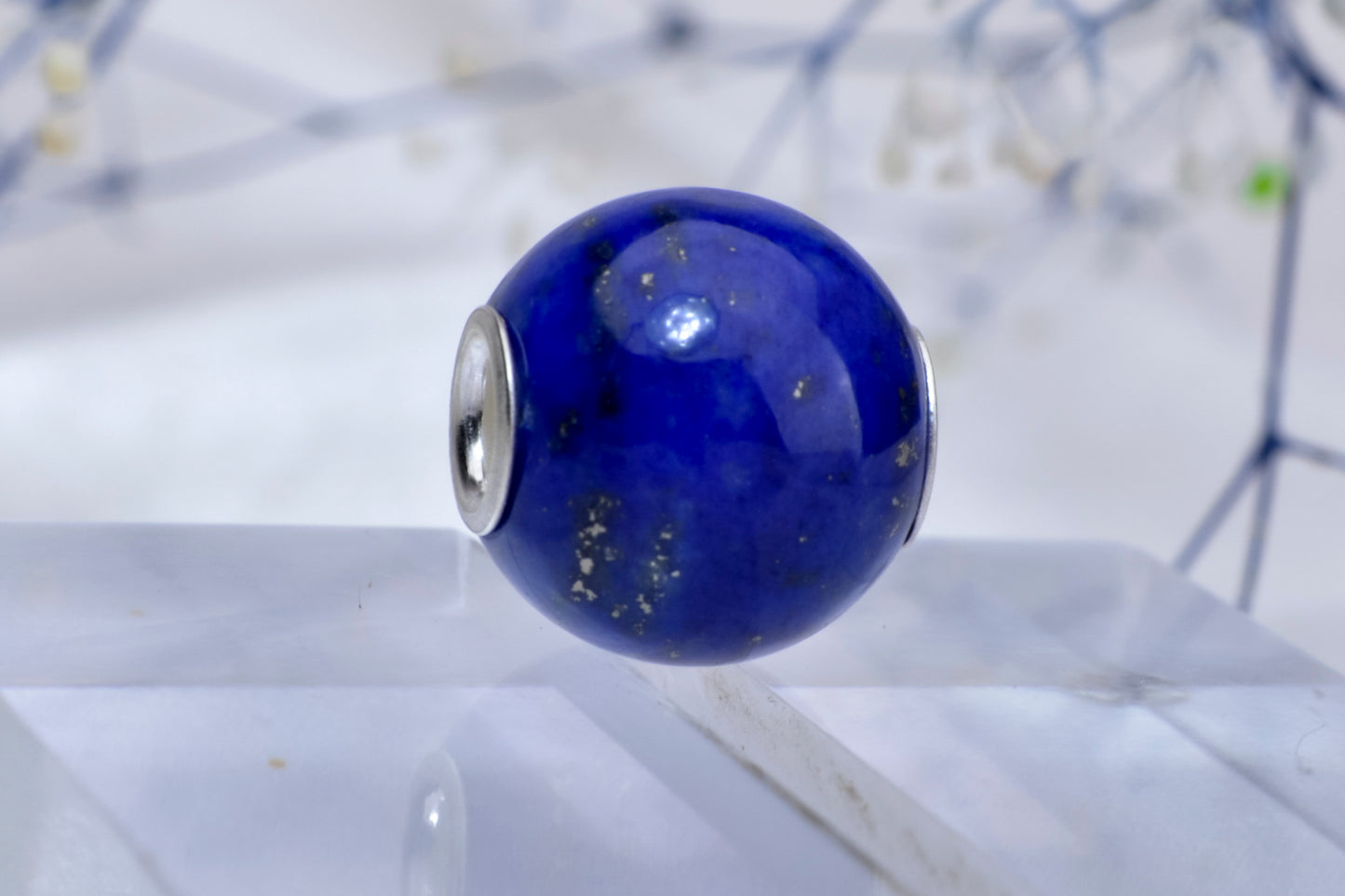 Small Round Beads Lapis Lazuli Gemstone