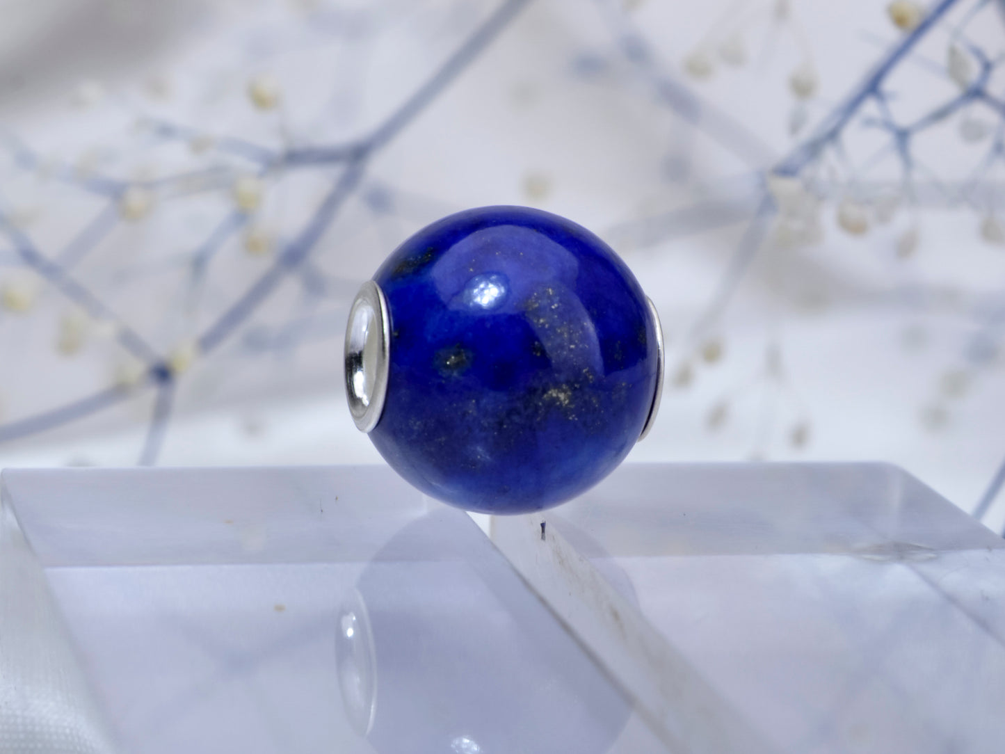 Small Round Beads Lapis Lazuli Gemstone