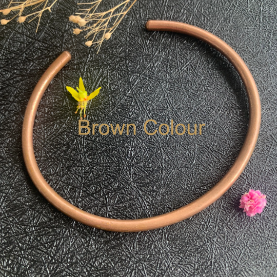 14-16cm 5.5-6.5 inch Lovely Handmade Copper Bangles Bracelets and Copper Stoppers for Ampearlbeads Trollbeads Beads Pandora Beads