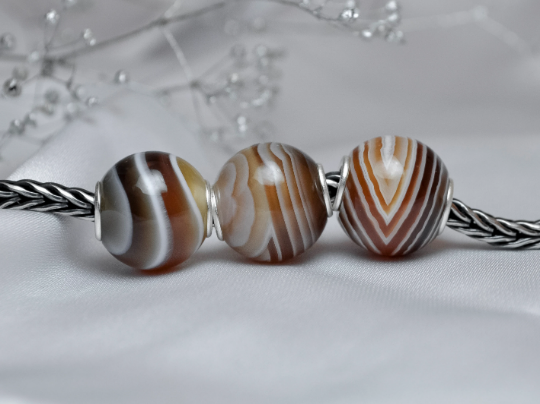 Persian Agate Onyx Mini Round Bead Carnelian Round Pink Onyx Coffee Onyx Yellow Onyx Beads with Sterling Silver Compatible Small Bracelets