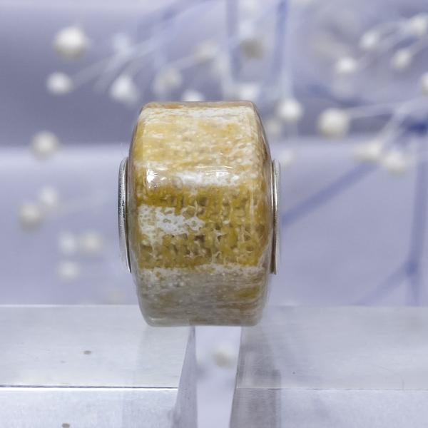Polished Chrysanthemum Stone Bead 4