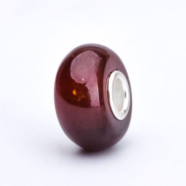 Polished Hessonite Garnet Bead 3
