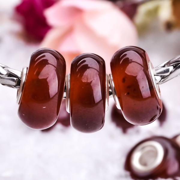 Polished Hessonite Garnet Bead 5