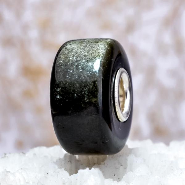 Polished Obsidian Gemstone Golden Sheen 1