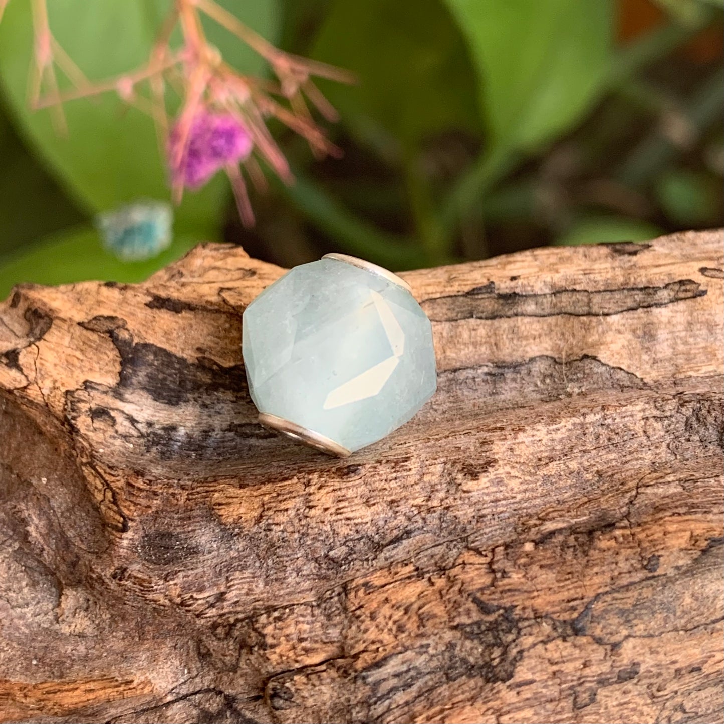 Polyhedral Faceted Amethyst White Crystal Quartz Beads Aquamarine Grape Stone Natural Gemstone